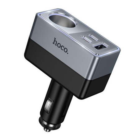 Nabíječka do auta Hoco Z65A 4v1 černá