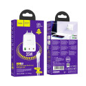 Nabíječka Hoco N33 35W 2× USB-C + USB-A - bílá
