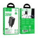 Nabíječka Hoco N60 USB-C 20W PD/QC černá