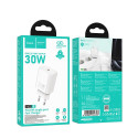 Nabíječka Hoco N62 30W USB-C pro telefony - bílá
