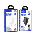 Nabíječka Hoco N63 30W + 18W USB-C/USB-A bílá