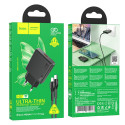 Hoco N37 20W USB-C PD nabíječka + kabel USB-C/Lightning černá
