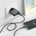 Nabíječka Hoco N38 20W USB-C + 18W USB-A černá