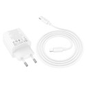 Nabíječka Hoco N55 4x port bílá (USB‑C + USB‑A)