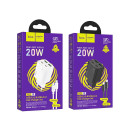 Nabíječka Hoco N55 20W + kabel USB-C/Lightning pro mobilní zařízení - černá