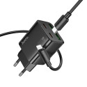 Nabíječka Hoco N55 20W + kabel USB-C/Lightning pro mobilní zařízení - černá