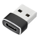 Redukce USB-C na USB-A black (USB-C→USB-A)