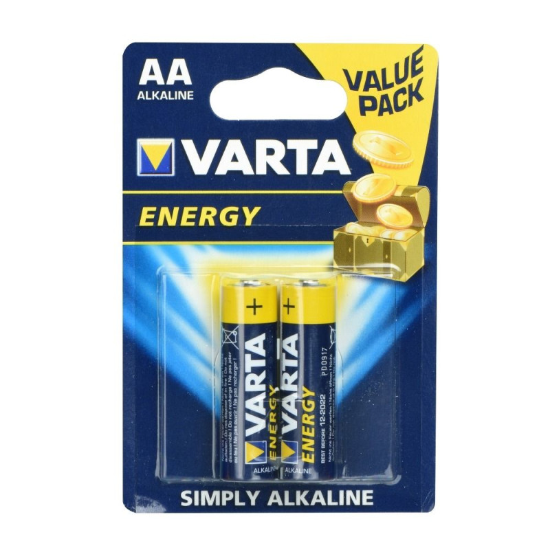 Baterie VARTA R6 (AA) Energy pro dálkové ovladače - 2 ks