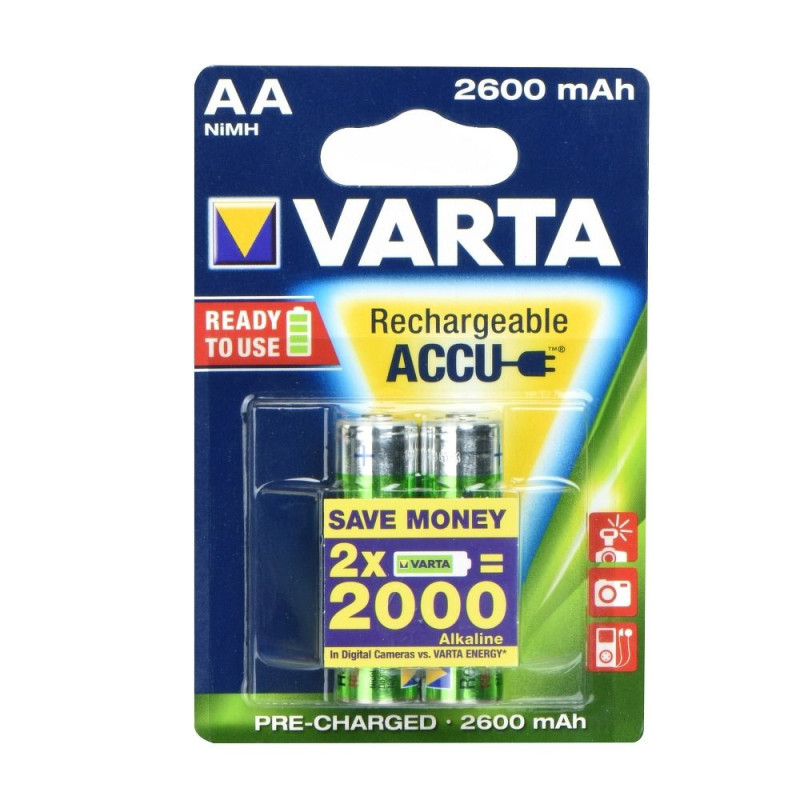 Baterie Varta R6 (AA) 2600 mAh proffesional ready - bez varianta