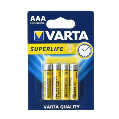 Baterie VARTA R3 (AAA) Superlife 4 ks
