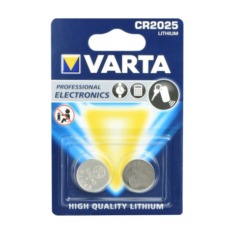 VARTA CR2025 3V lithiová baterie 2 ks
