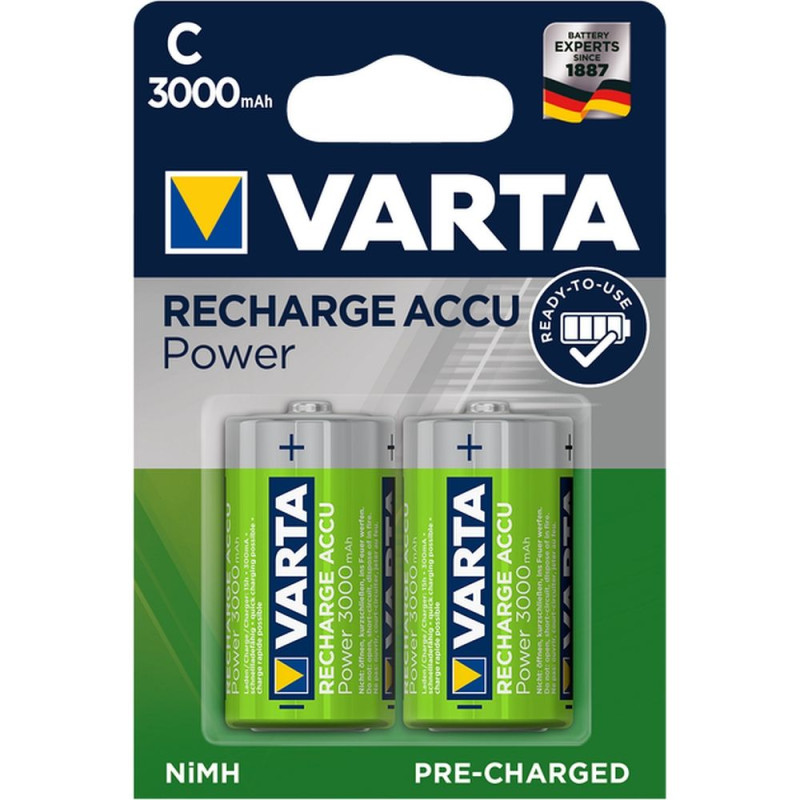 Akumulátor Varta R14 (Type C) 3000mAh Accu Power pro zařízení - 2 ks