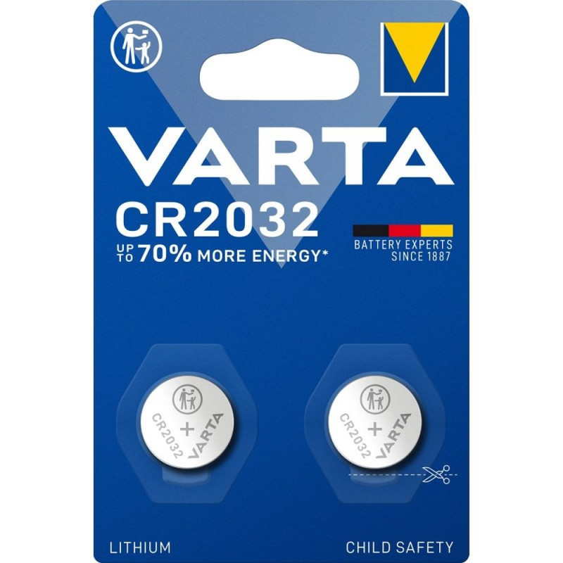 Baterie VARTA CR2032 pro BIOS - 3V (2 ks)