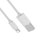 BASEUS CALUN-02 nabíjecí a datový kabel USB/Lightning 1m, bílý