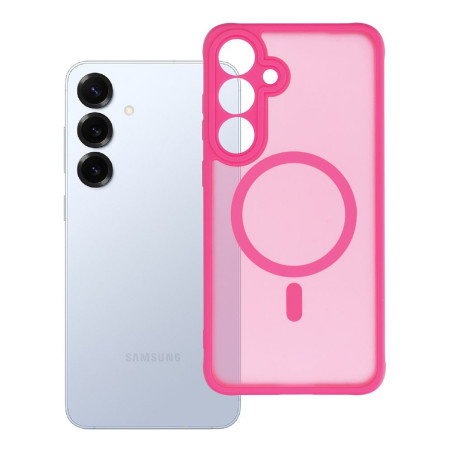 Kryt S25 PLUS Full Matte Mag Cover pro Samsung S25 PLUS růžový