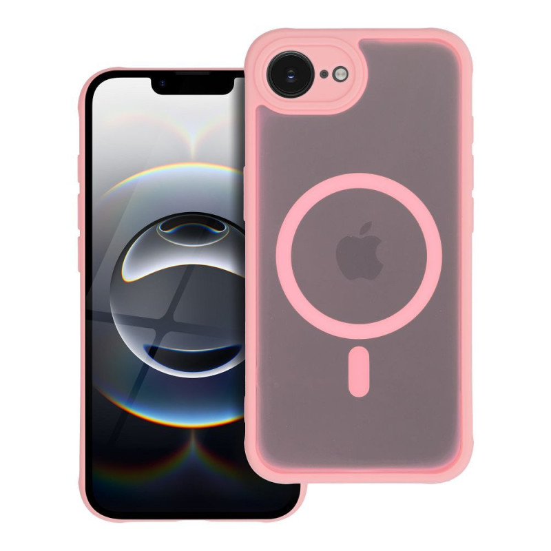 Kryt FULL MATTE MAG COVER pro iPhone 16e (SE 4 2025) / 17e - light pink