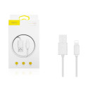 BASEUS CALUN-02 nabíjecí a datový kabel USB/Lightning 1m, bílý