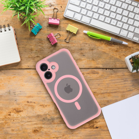 Kryt S25 FE Full Matte Mag Cover Samsung S25 FE – světle růžový