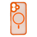 Kryt FULL MATTE MAG COVER pro iPhone 16 - oranžová