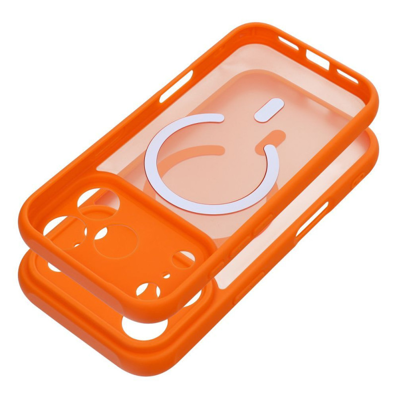 Kryt FULL MATTE MAG COVER pro iPhone 16 PRO - oranžová (Matte MagSafe)