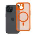 Kryt FULL MATTE MAG COVER MagSafe pro iPhone 15 oranžový