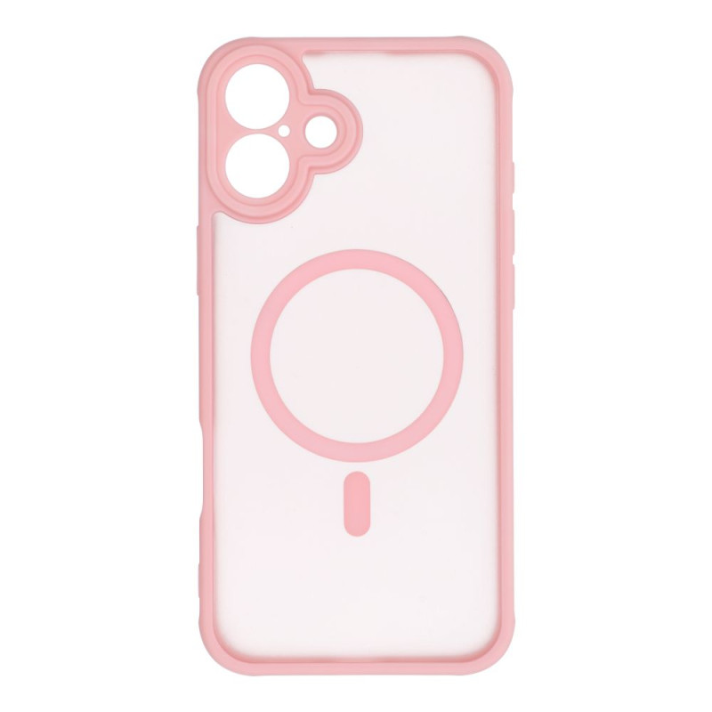 Kryt FULL MATTE MAG COVER pro iPhone 14 - světle růžová