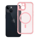 Kryt FULL MATTE MAG COVER iPhone 14 světle růžová