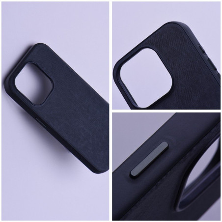 Kryt Woven Mag Cover iPhone 15 PLUS – černý