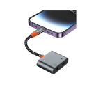 Audio redukce WiWU LT10 USB‑C + 3,5mm – šedá
