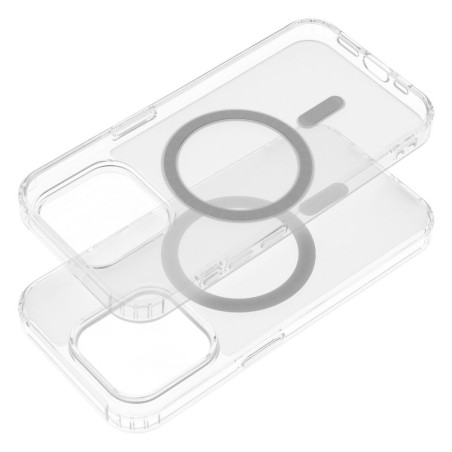 Kryt Frost Mag Cover iPhone 15 PLUS – transparentní frozen