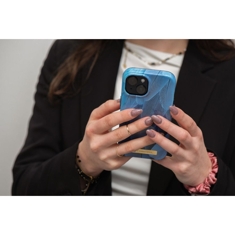 Kryt Forcell F-PROTECT Mirage pro iPhone 15 PRO MAX - modrá (blue bird)