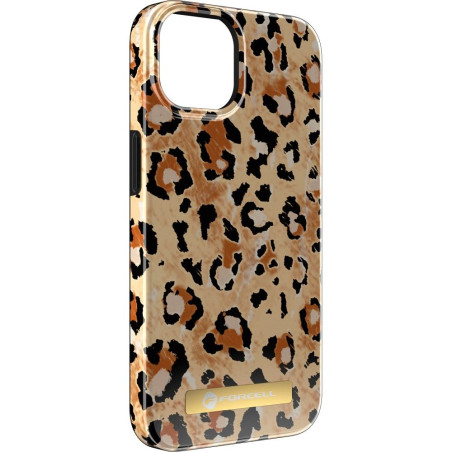 Pouzdro Forcell F-PROTECT MIRAGE iPhone 15 Plus - wild panther