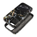 Kryt Forcell F-PROTECT Mirage iPhone 16 PLUS - black marble