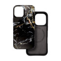 Kryt Forcell F-PROTECT Mirage iPhone 16 PLUS - black marble