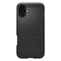 Spigen Tough Armor MagSafe pouzdro se stojánkem pro iPhone 16 – černé