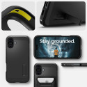 Spigen Tough Armor MagSafe pouzdro se stojánkem pro iPhone 16 – černé