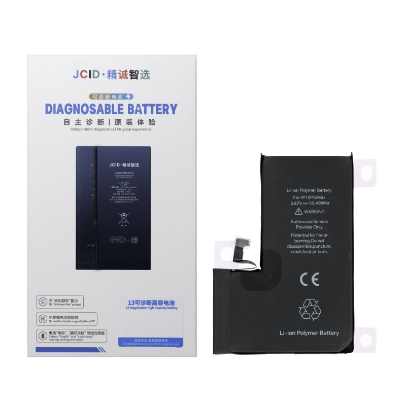 Baterie JCID pro iPhone 15 Pro Max - 4780 mAh (high capacity)