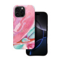 Kryt Forcell F-PROTECT Mirage iPhone 16 Pro Max pink marble