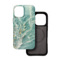 Kryt Forcell F-PROTECT MIRAGE iPhone 16 PLUS - zelené mramor