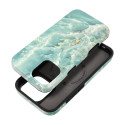 Kryt Forcell F-PROTECT MIRAGE iPhone 16 PLUS - zelené mramor