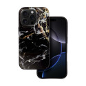 Kryt Forcell F-PROTECT Mirage iPhone 16 Pro – black marble