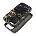 Kryt Forcell F-PROTECT Mirage pro iPhone 16 - black marble