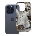 Kryt Forcell F-PROTECT MIRAGE pro iPhone 15 PRO – stříbrná mlha