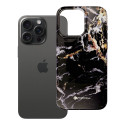 Kryt Forcell F-PROTECT Mirage pro iPhone 15 Pro Max - black marble