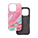 Kryt Forcell F-PROTECT Mirage pro iPhone 15 Pro Max - pink marble