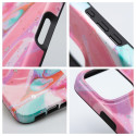 Kryt Forcell F-PROTECT Mirage iPhone 15 pink marble