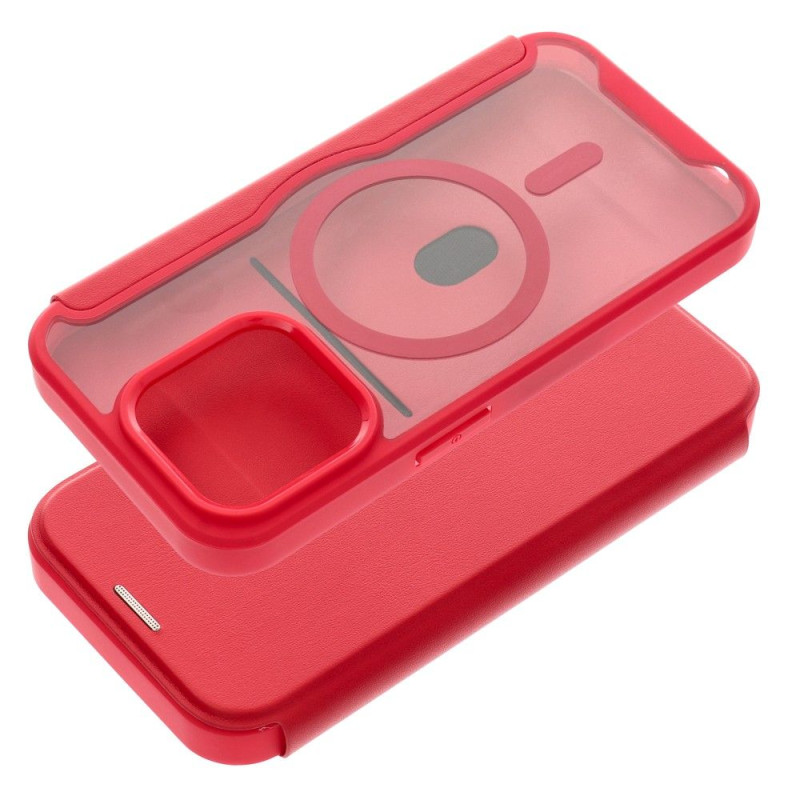 Flip case SMART MAG pro iPhone 15 Pro Max - červená