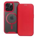 Flip case SMART MAG pro iPhone 15 Pro - červená