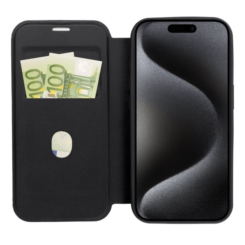 Kryt SMART MAG pro iPhone 15 Plus - černý