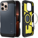 Spigen Tough Armor MagSafe pouzdro se stojánkem pro iPhone 16 Pro Max – tmavě šedé
